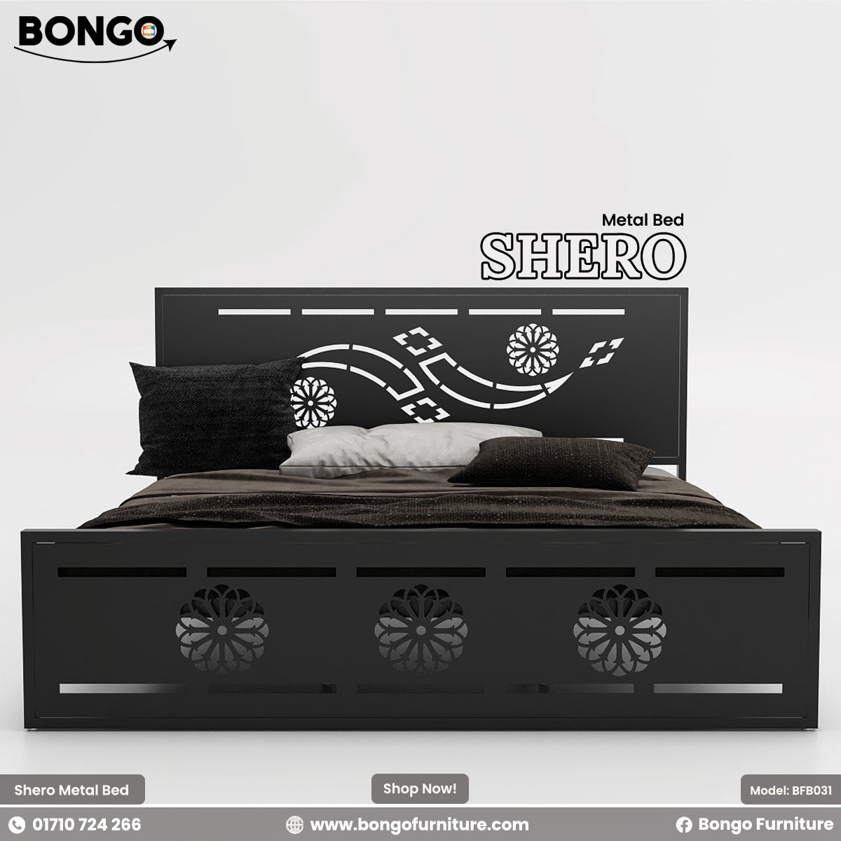 Shero - Metal Bed | BFB031