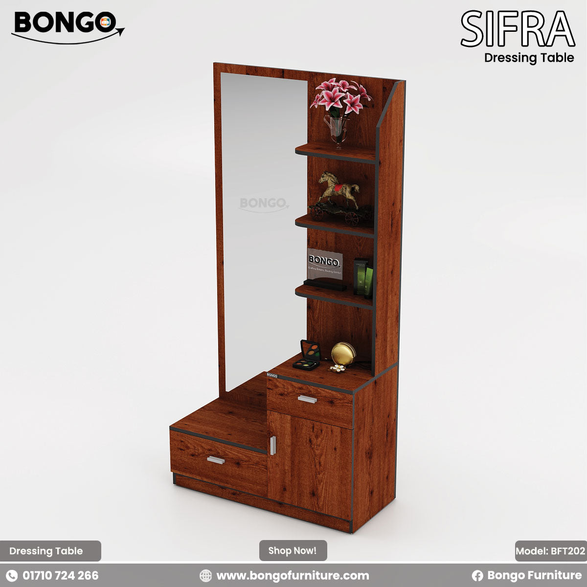 Sifra Dressing Table - BFT202