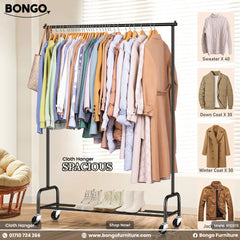 Spacious Cloth Hanger - BFC072