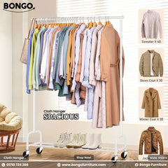 Spacious Cloth Hanger - BFC072
