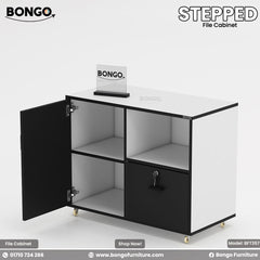 Stepped Mobile File Cabinet - BFC357