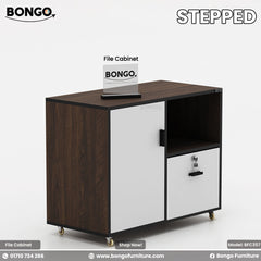 Stepped Mobile File Cabinet - BFC357