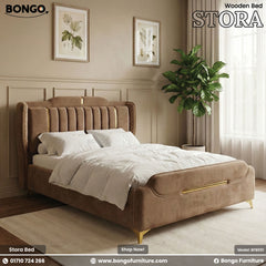 Stora - Wooden Bed | BFB051