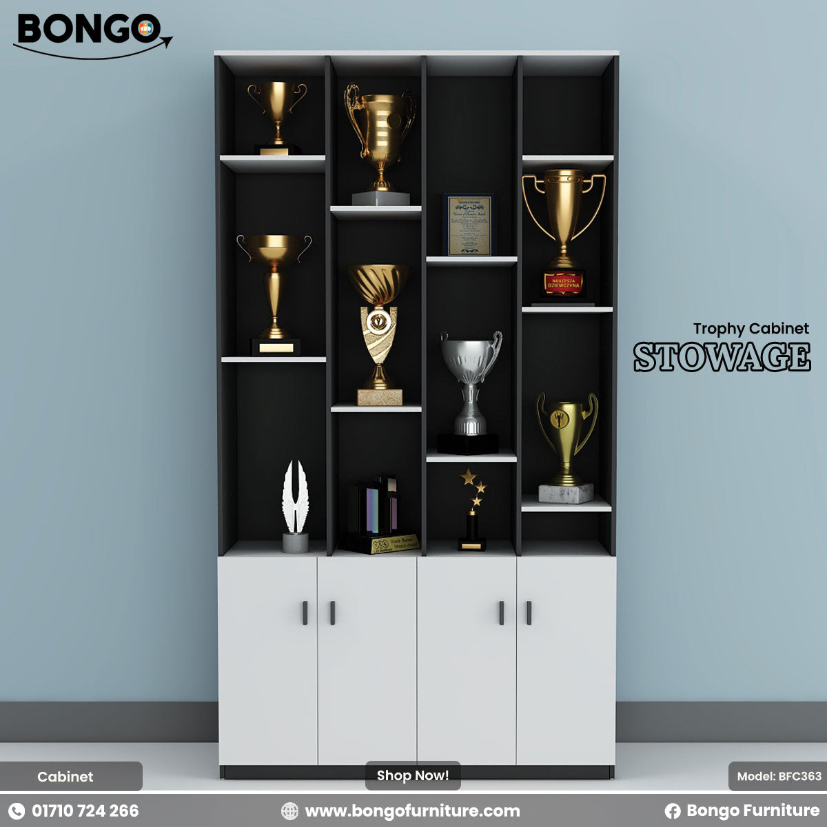 Stowage Trophy Cabinet - BFC363