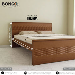 Trionda - Wooden Bed | BFB055 (Queen Size Bed)