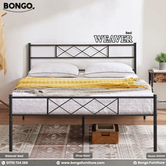 Weaver Metal Bed - BFB008 (Queen Size Bed)