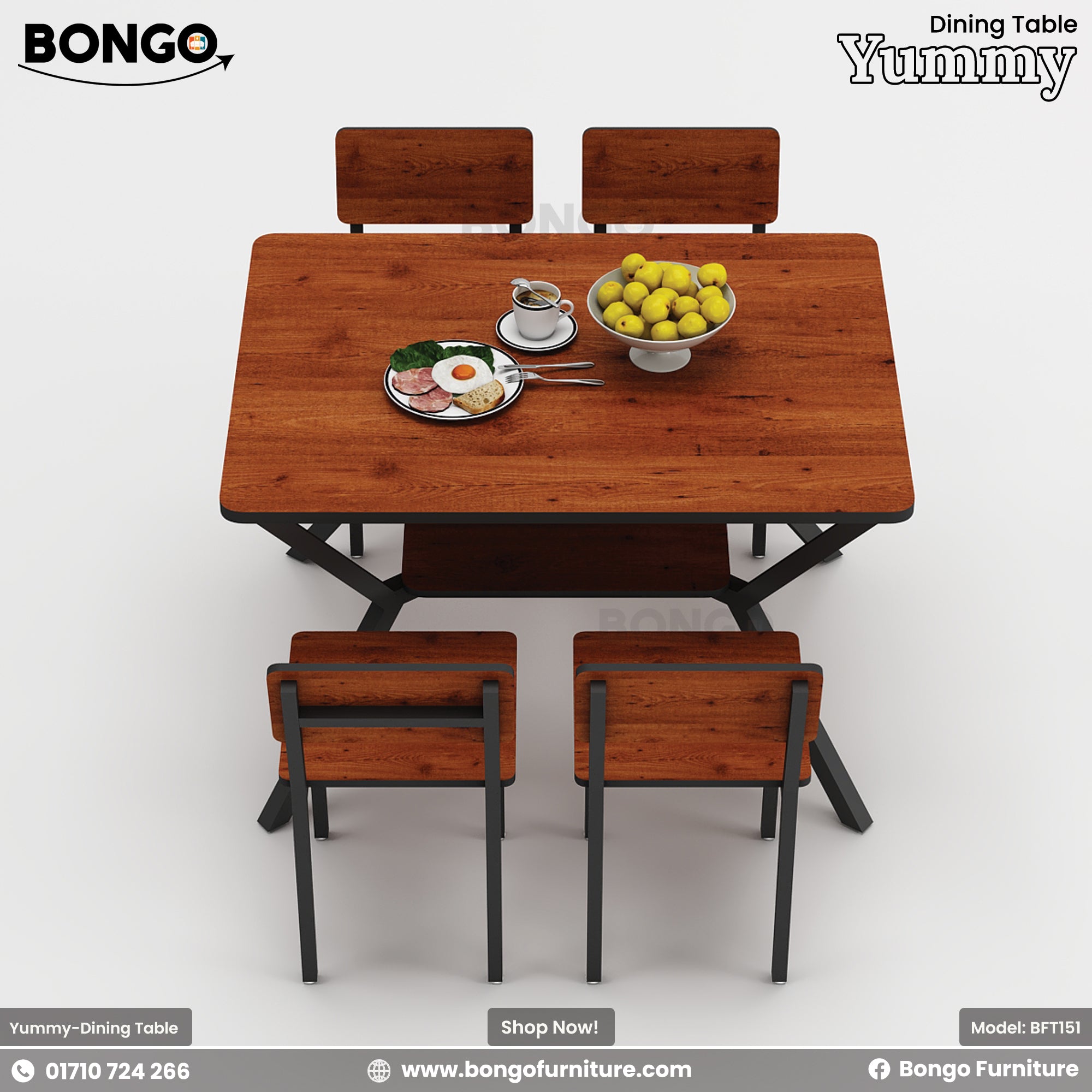 Yummy - Dining Table | BFT151